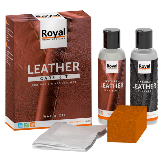 Royal Leather Care Kit Wax & Oil